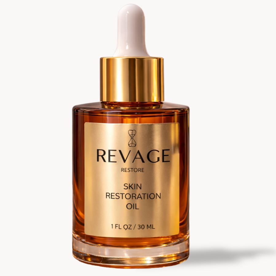 Revage Restore Skin Restoration Oil (White BG)